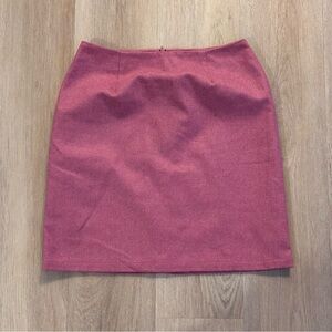 Pink wool blend Barbie color skirt